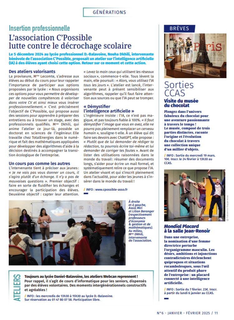 C'Possible le bois colombes